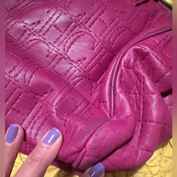 Carolina Herrera pink leather bag - Picture 9 of 11